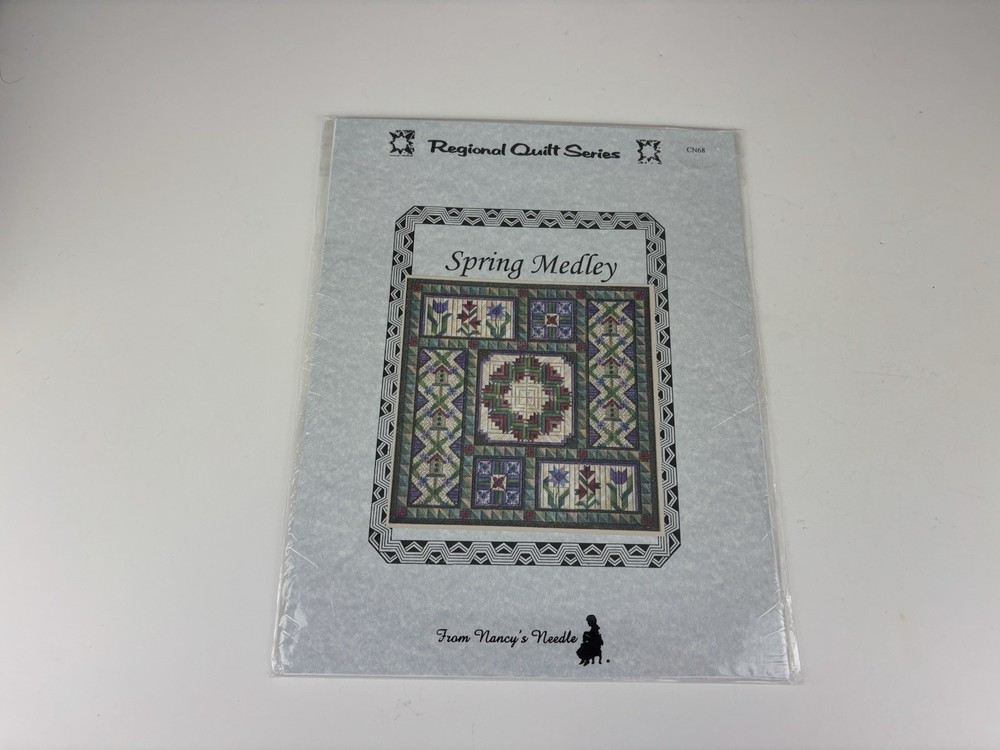 From Nancy’s Needle Quilt Series Spring Medley Needlepoint Pattern 1S
