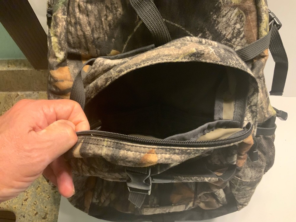 Game Winner Camo Backpack Several pockets
