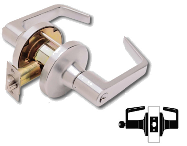Falcon Locks K561PD6 Quantum Handle 626 Classroom With Keys