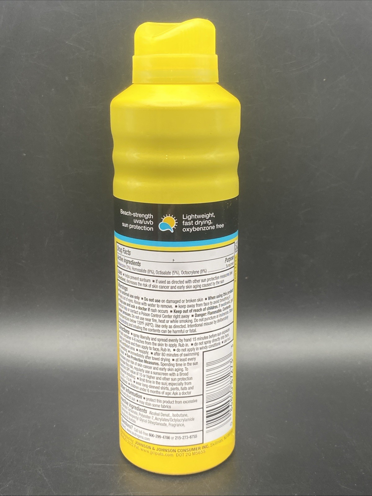 2x Neutrogena Beach Defense Sunscreen Spray SPF 30 Water-Resistant 02/26