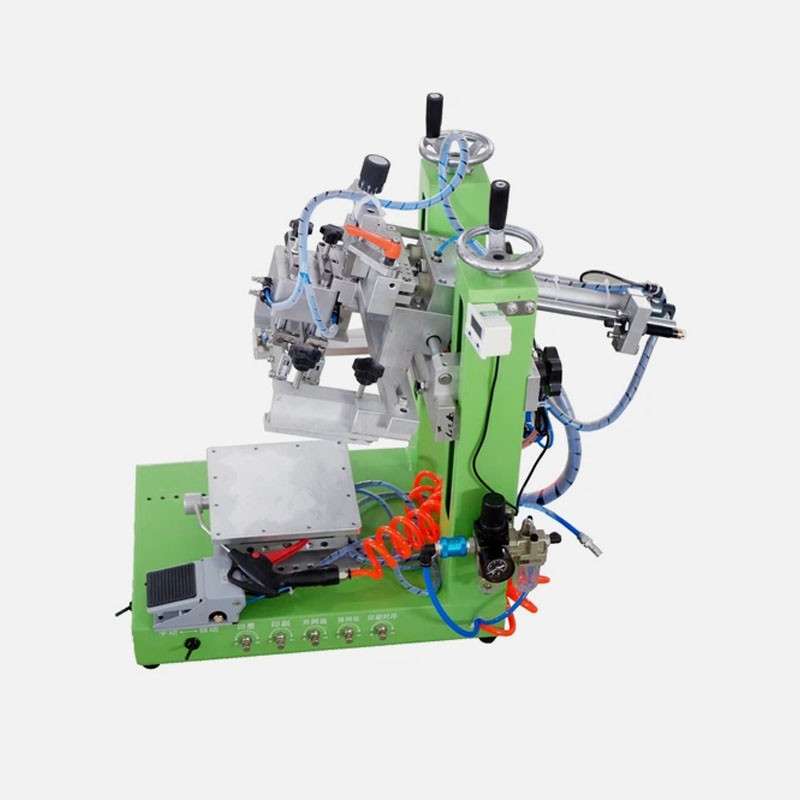 Small semi-automatic screen printing machine desktop desktop pneumatic flat scre