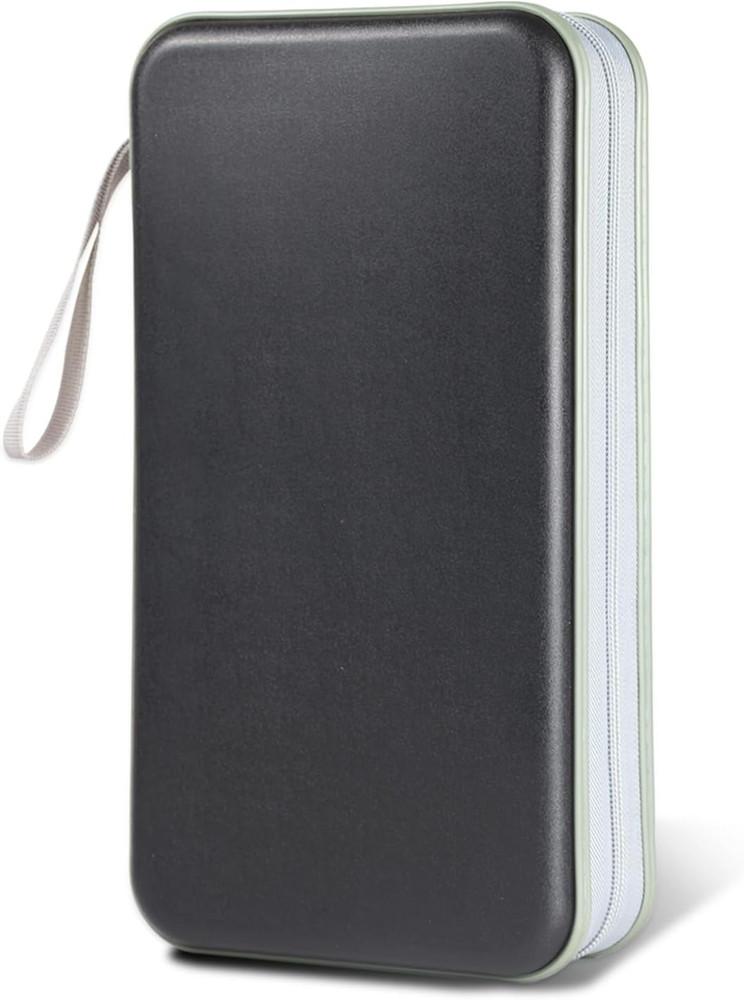 CD/DVD Case Storage, 100 Capacity Holder - Plastic Disc Case Storage Wallet Bind