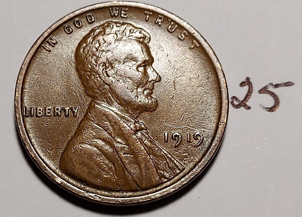 1919 Lincoln Wheat Cent   #25