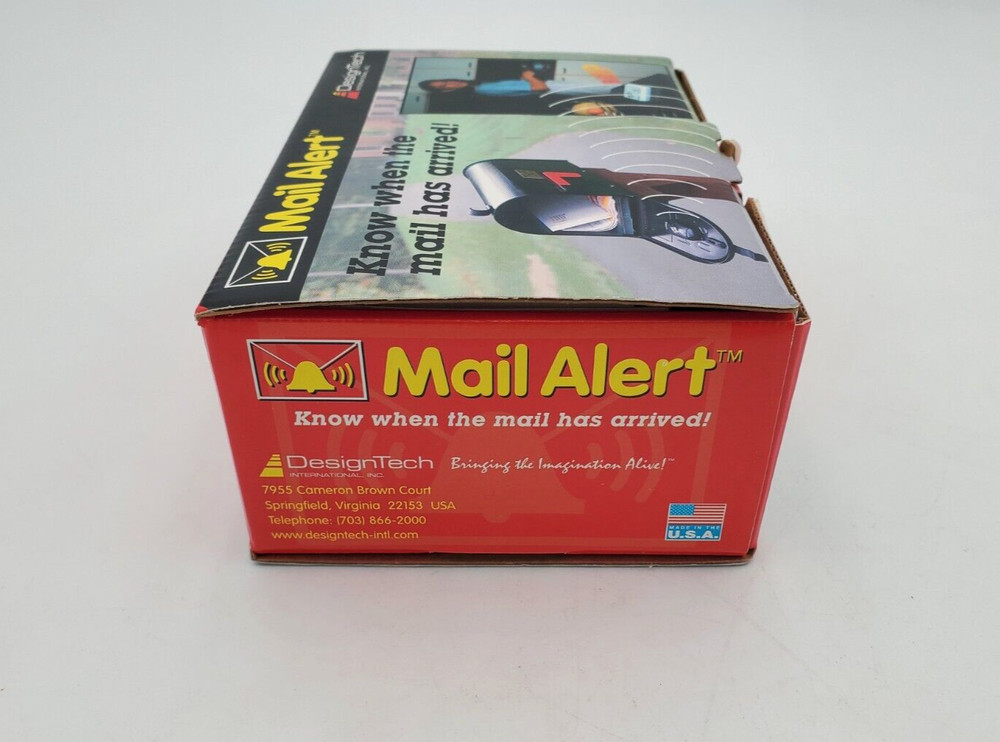 DesignTech Mail Alert Know When The Mail Has Arrived Model No. 30055 New