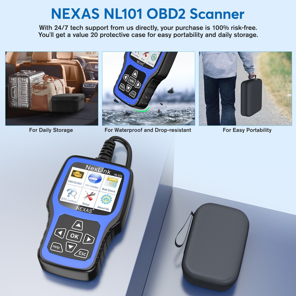 NEXAS NL101 OBD2 Scanner Auto OBD2 Diagnostic Tool Professional Engine Check