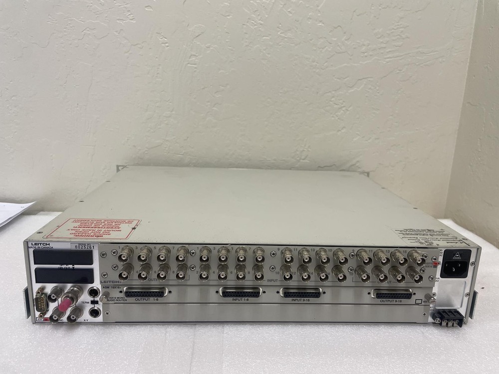 LEITCH X PLUS MODULAR ROUTING SWITCHERS