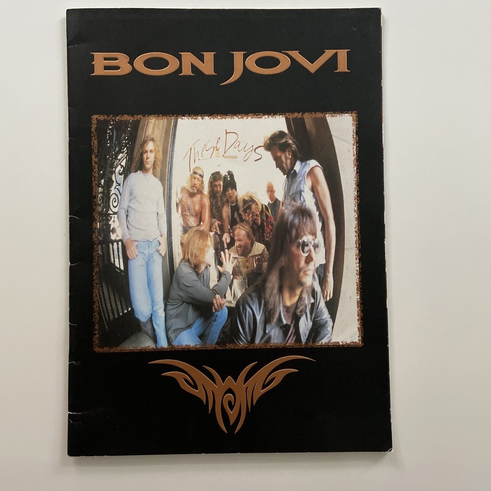 Bon Jovi Signed These Days 1995 Concert Program