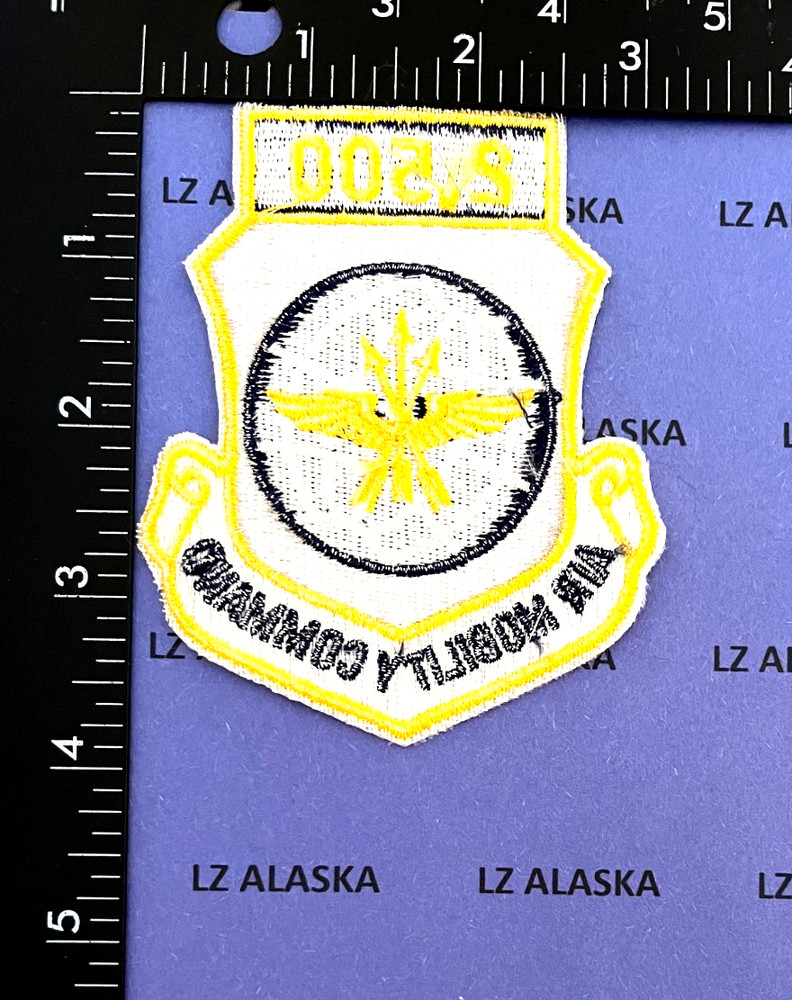 U.S. AIR FORCE AIR MOBILITY COMMAND 2500 HOURS PATCH (AFK) COLOR ORIGINAL