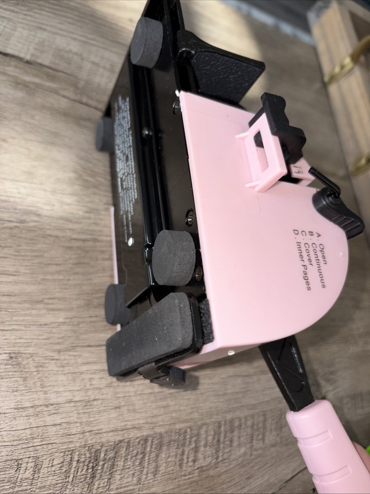 Zutter Bind-It-All V2.0 Pink Scrapbooking Binder Punch Bind Machine