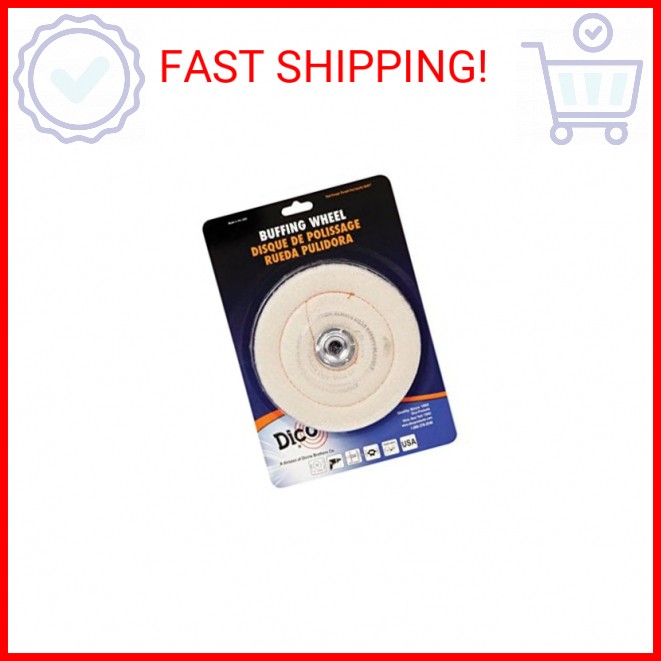 Dico 7000169 6" X 1/2" Cotton Buffing Wheel