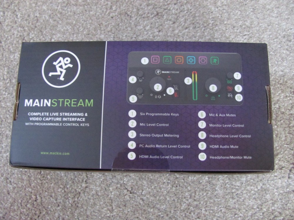 New Mackie MainStream Complete Live Streaming and Video Capture Interface