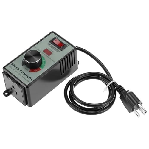AC Motor Speed Controller,120V 15A 4000W Fan Speed Variable Speed Controller