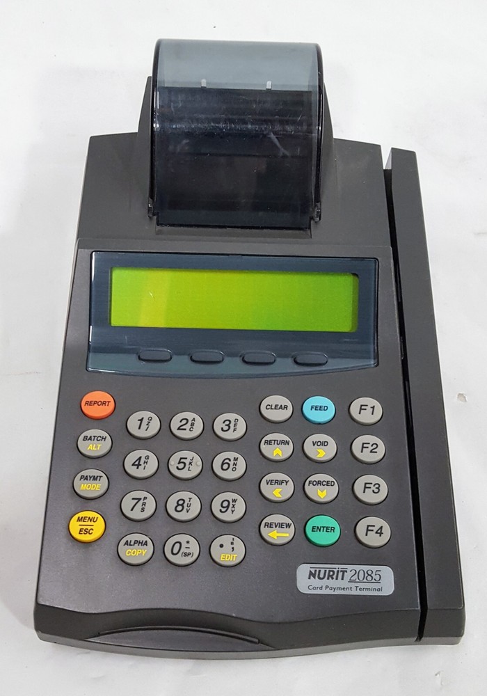 VeriFone Nurit 2085 POS EDC Credit Card Payment Processor Terminal Machine