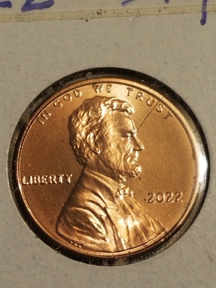 2022 Lincoln Cent Double die Obverse"ASSASSINATiON VARIETY "