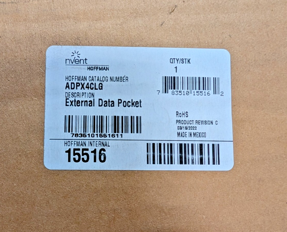 Hoffman ADPX4CLG External Data Pocket Enclosure