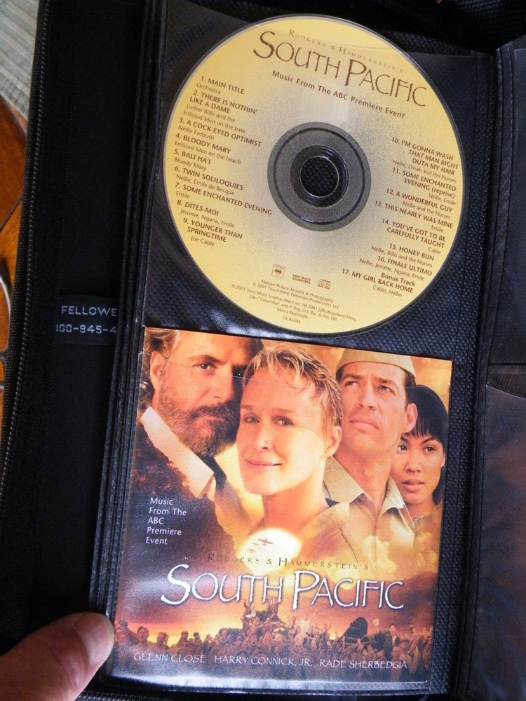 Fellowes CD/DVD Case Black Incl. 20 CD's Beethoven, Springsteen, Willie++ FREESH