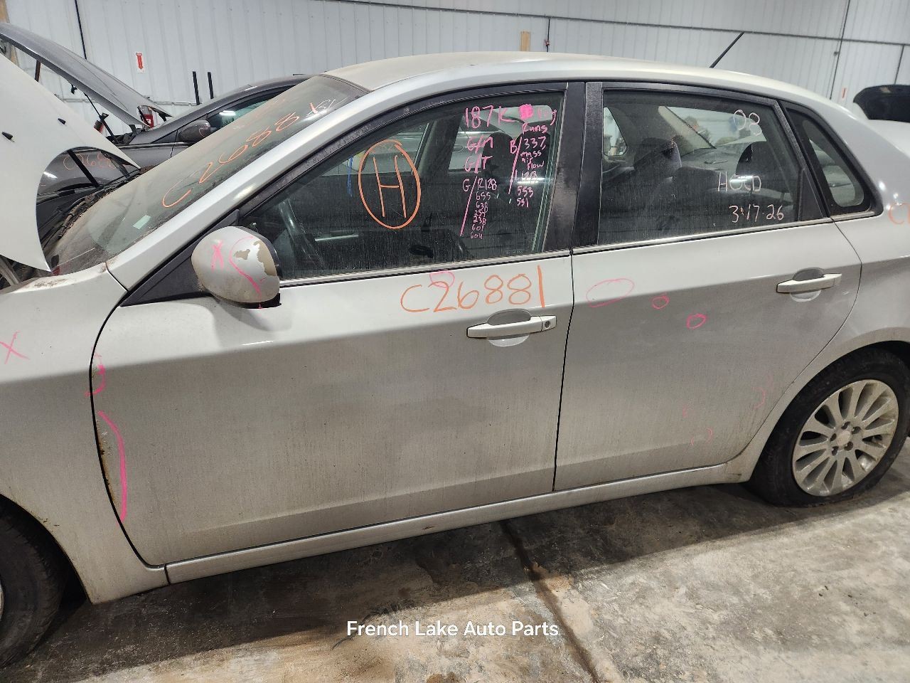 Automatic Transmission 2.5L Fits 2008 IMPREZA 1338646