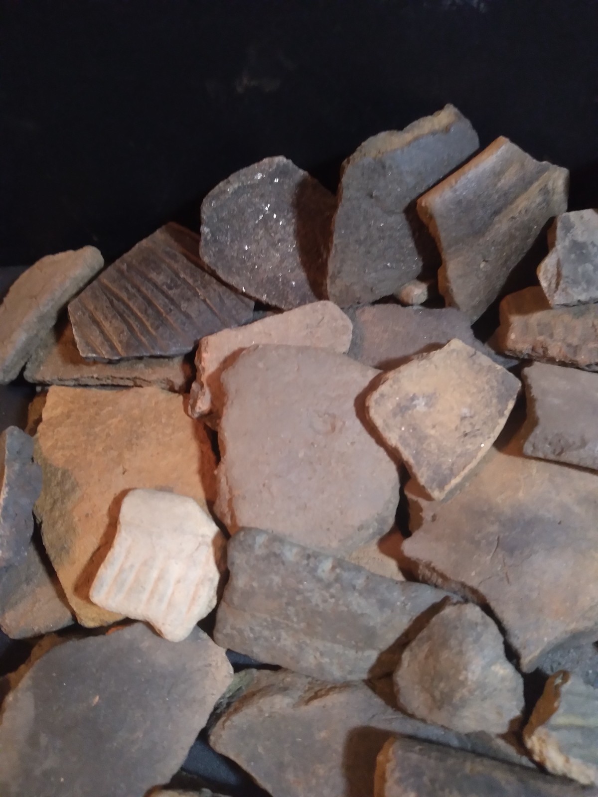 Northwest Florida Potsherds 2 lbs. Authentic Native Indian Artifacts AD 200-900