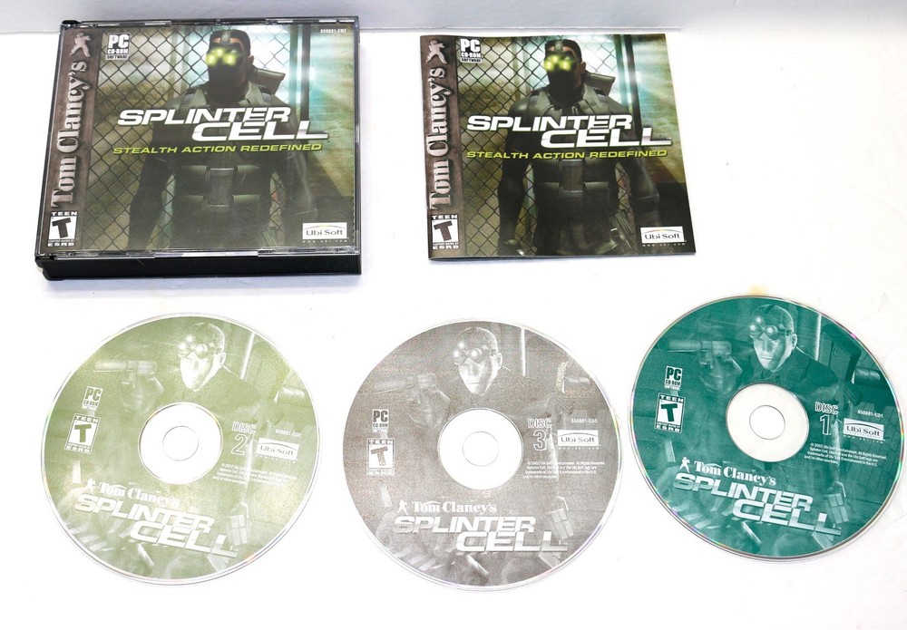 TOM CLANCY SPLINTER CELL STEATH ACTION REDEFINED PC ROM SOFTWARE