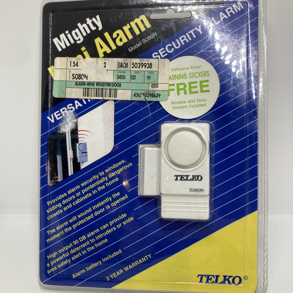 Telko Mini Window Alarm Easy Install New