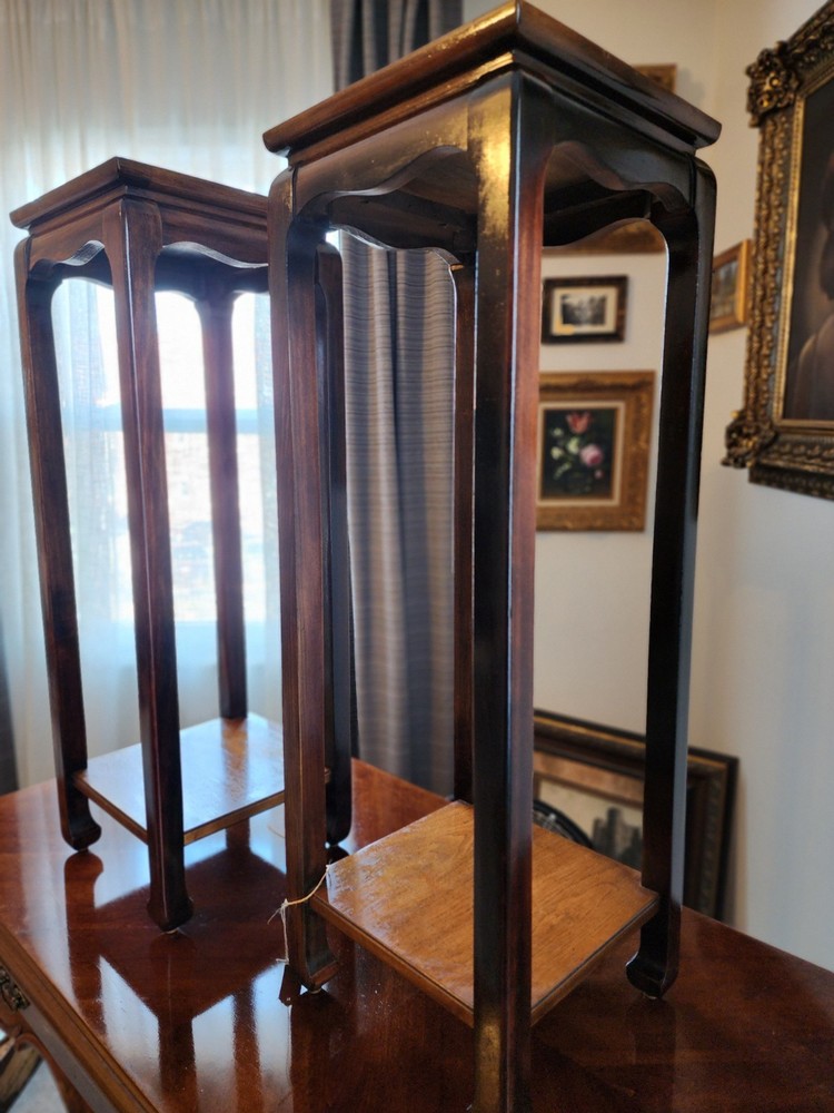 LANE MCM PEDESTALS (PAIR)