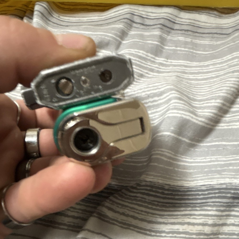 Ronson Silver Collectible Rectangular Design Lighter Classic Silver Tone Gift