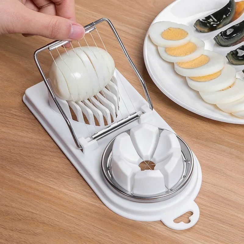 Egg Slicer Dicer Wedger Quick Easy Sharp Stainless Steel Wire Dishwasher-Safe