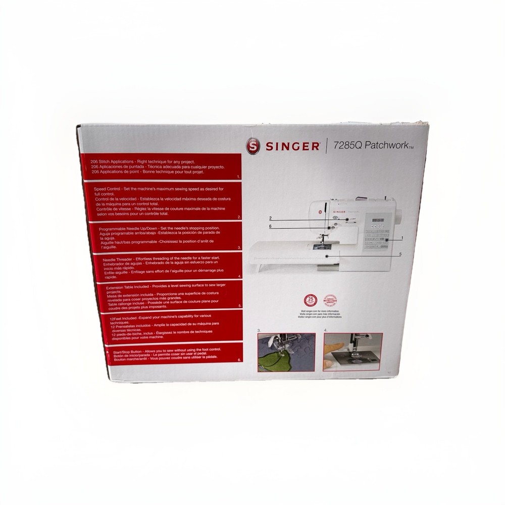 Singer Patchwork 7285Q Sewing and Quilting Machine with Extension Table