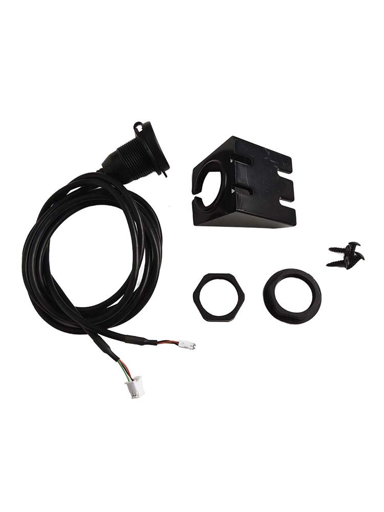 Convenient Flush Mount Car Dual USB Port Panel Adapter 145cm Cable Length