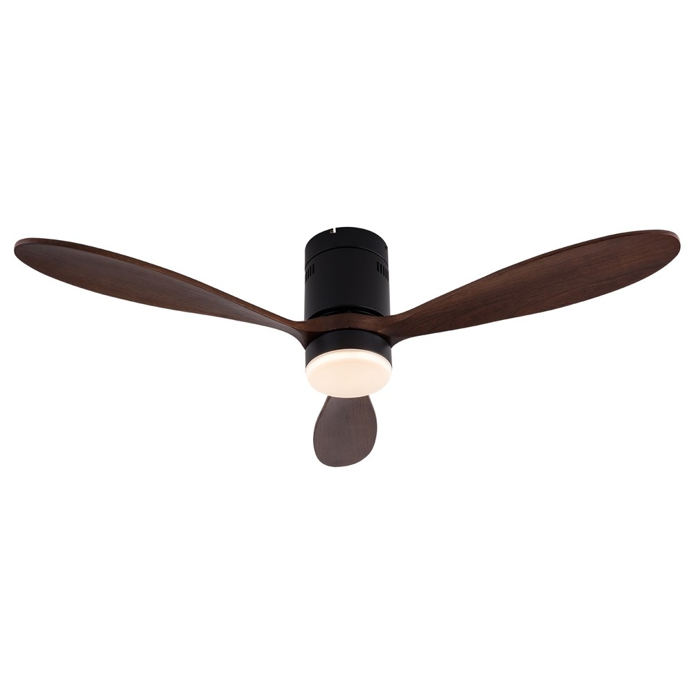 6-speed Adjustable Ceiling Fan With Dimmable Light, 52 Inch Smart Ceiling Fan