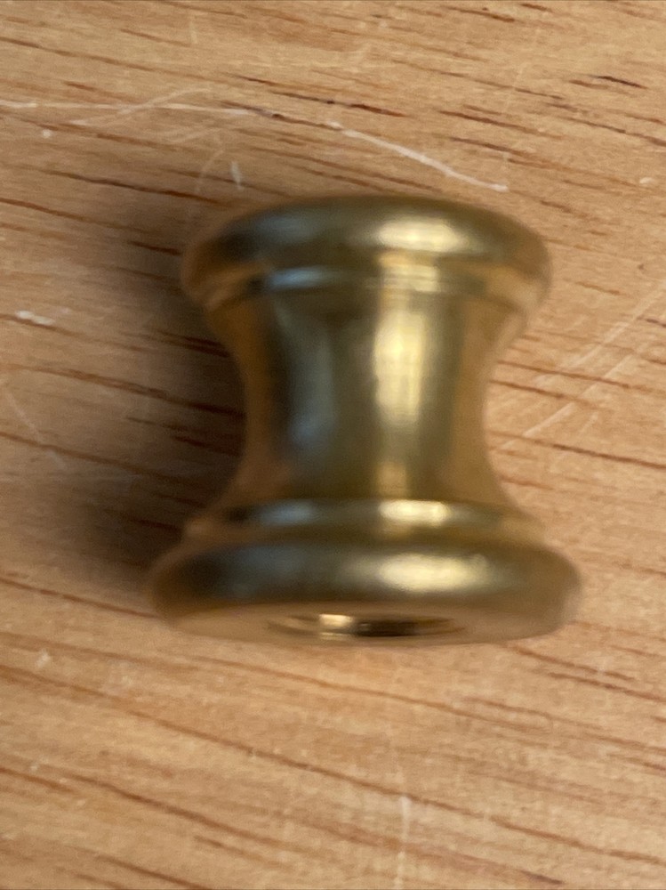 UNFINISHED Solid Brass 3/4” Tall X 1/8 IPS Threaded Turned Necks