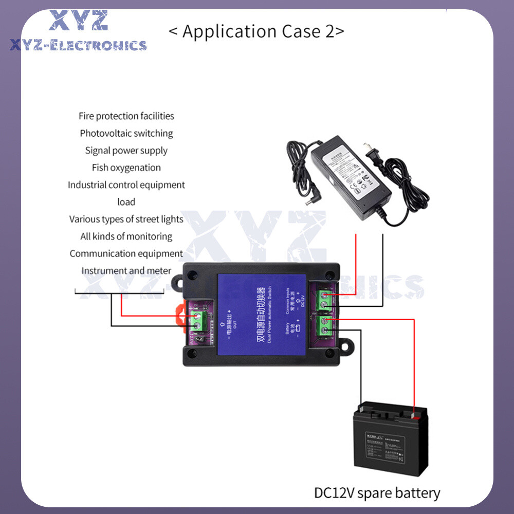Dual Power Automatic Switcher UPS Emergency Power Failure Auto Transfer Switch