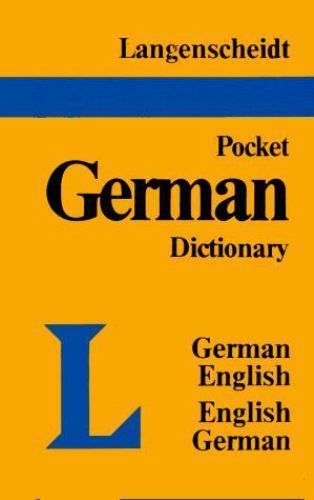 Langenscheidt's Pocket German Dictionary (German and German Edition)