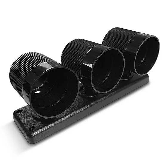 Triple 52mm Adjustable Dash Gauge Pod Holder