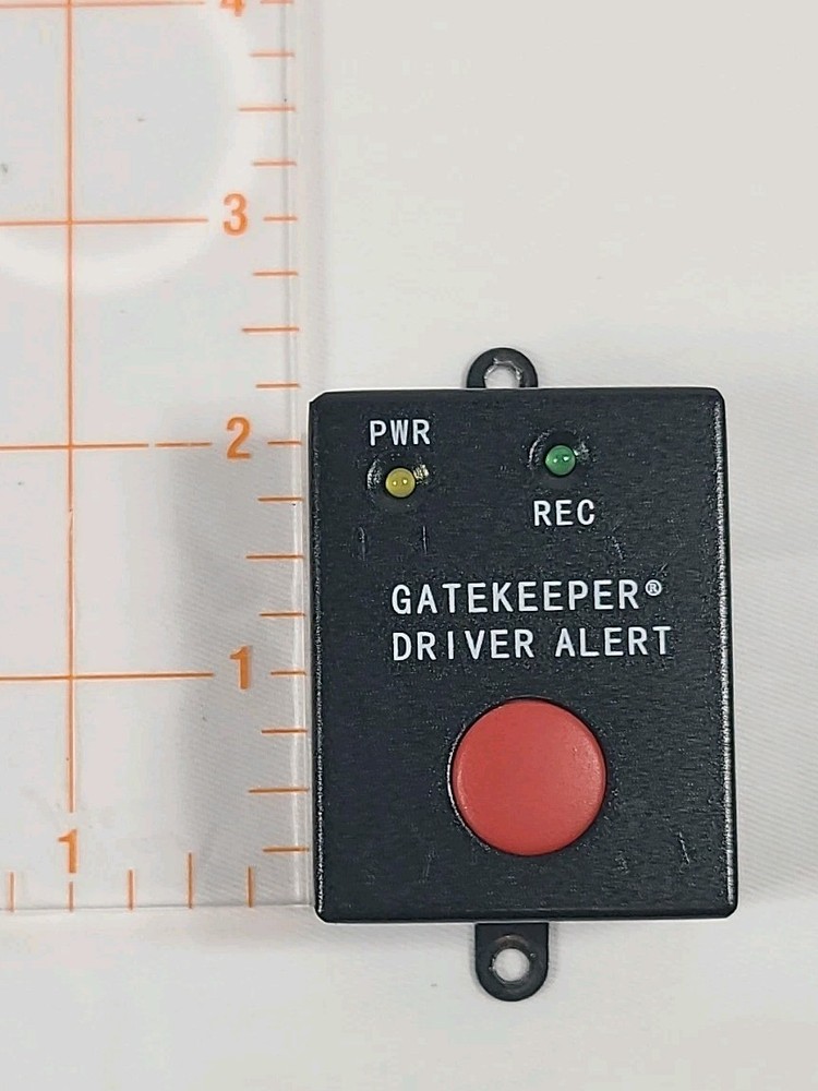 Gatekeeper G4-DrvAlert Driver Alert Button LED Panic Button USED **WORKS** NOTE