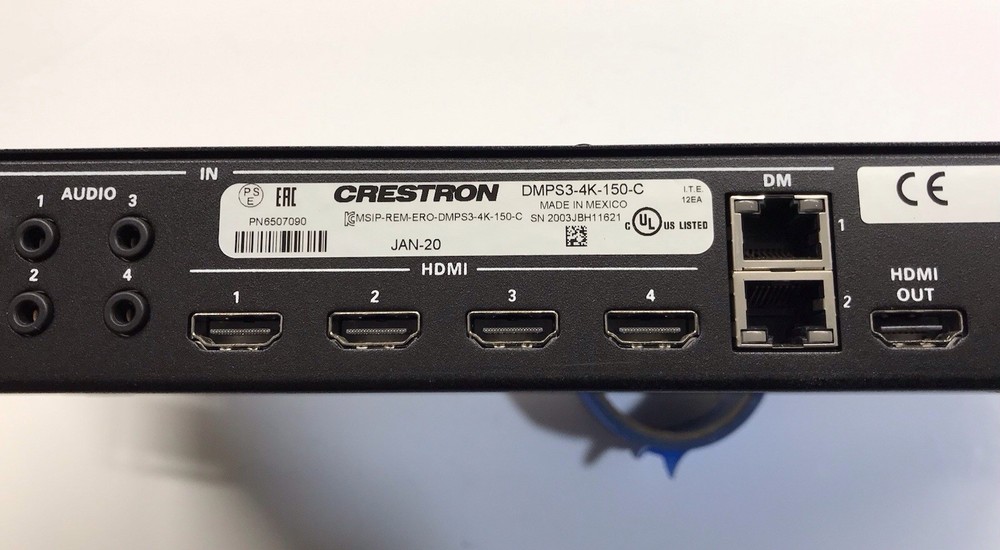 CRESTRON DMPS3-4K-150-C PRESENTATION SYSTEM FREE SHIP