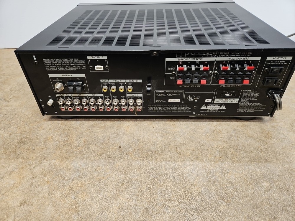 Sony STR D-1011S Stereo Works Great No/Remote