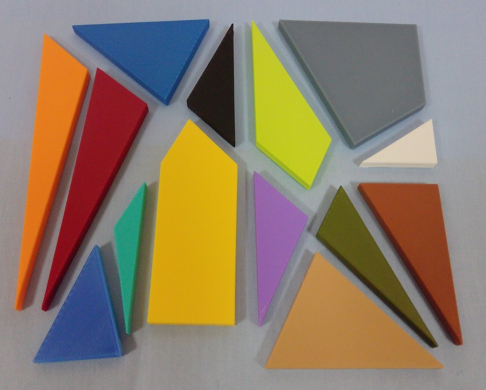 3-D Printed Stomachion Puzzle