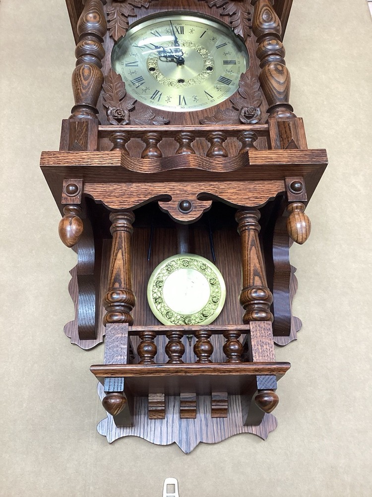 Fauch vintage German triple chime clock