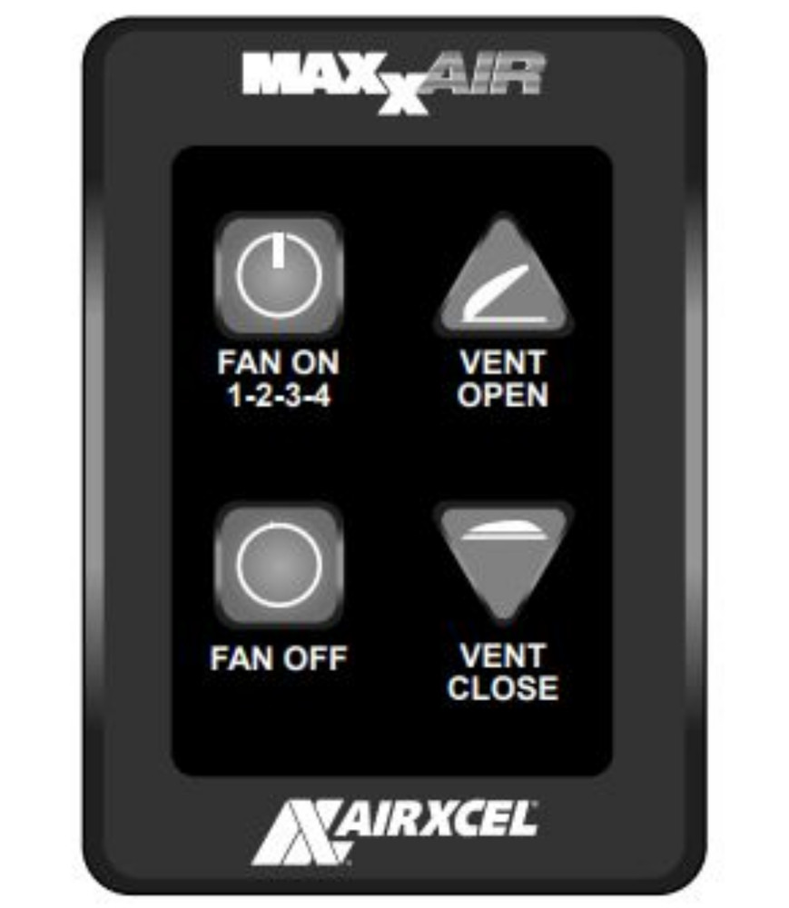 MaxxAir Ventilation Solutions 00A03550K Roof Vent Remote Control
