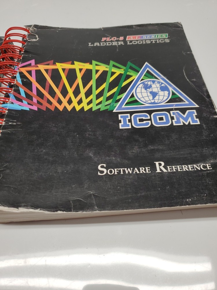 ICOM PLX-5 A.I. Series Ladder Logistics Instruction Software refrence