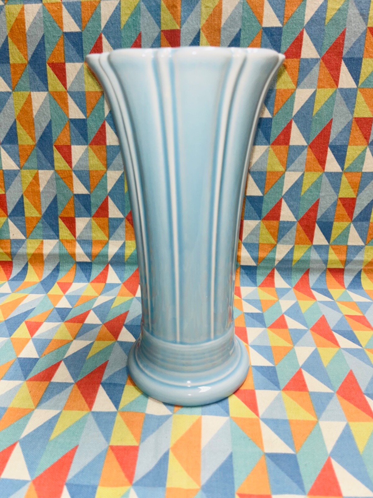 VASE SKY Blue HOMER LAUGHLIN FIESTA 9 5/8" MEDIUM NEW FIESTAWARE