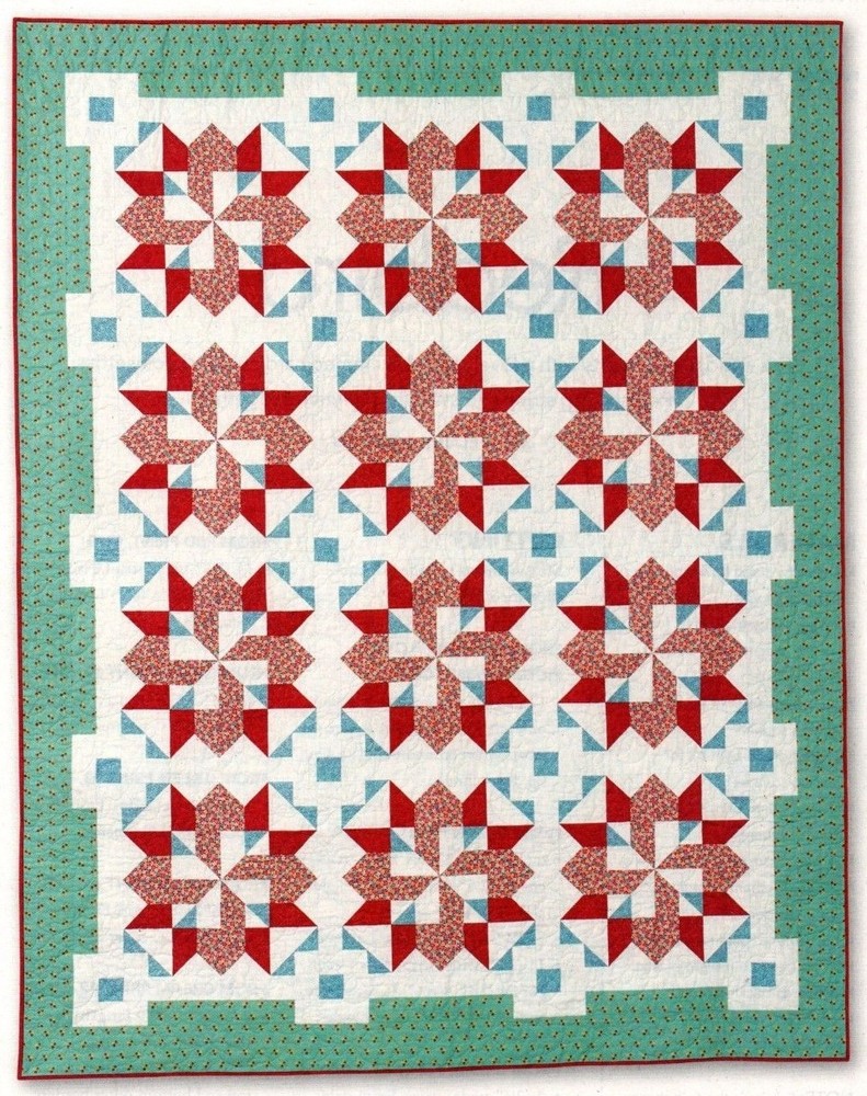 Cornerstone Quilt Pattern Pieced GG