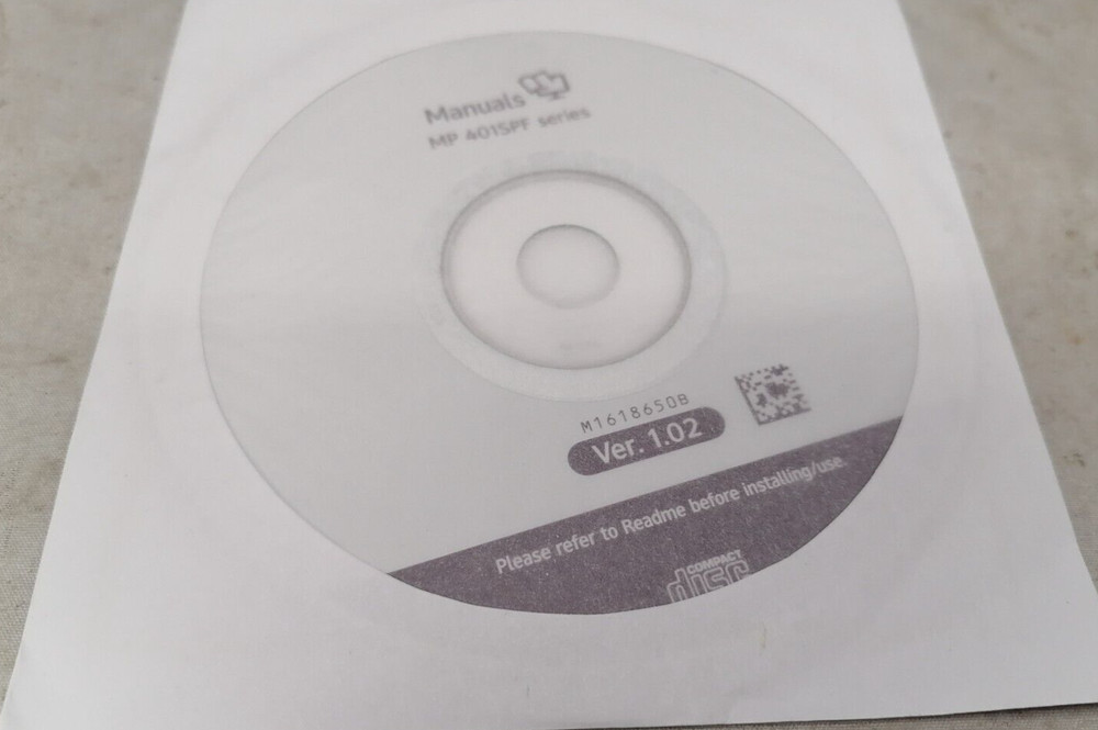 Ricoh MP 401 SPF Multifunction Printer Manuals Ver. 1.02