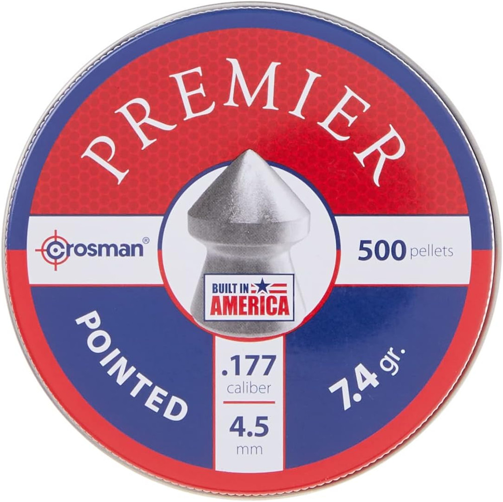 7-P577 Pointed .177-Caliber Pellets, Lead(500-Count)