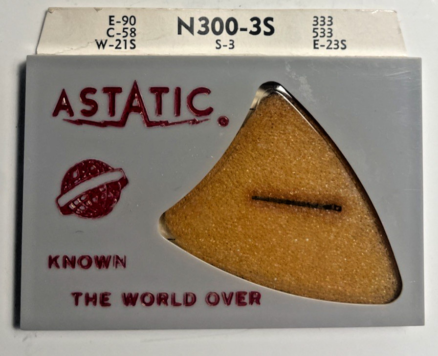 ASTATIC Diamond Phonograph Needle N300-3S