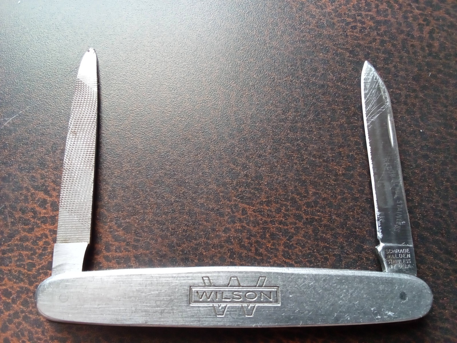 Vintage Schrade Walden NY USA 778 Gentleman's Pocket Knife Wilson Logo