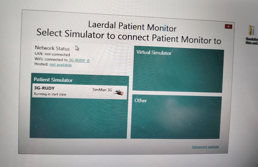 Laerdal SimMan 3G Advanced Patient Simulator with computer, software and Cases