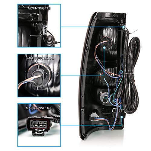 for 2003-2006 Chevy Silverado Replacement OE Style Ruby Red Red/Clear