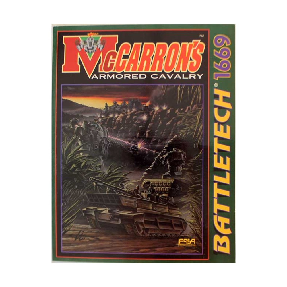 FASA Battletech McCarron's Armored Cavalry Fair+